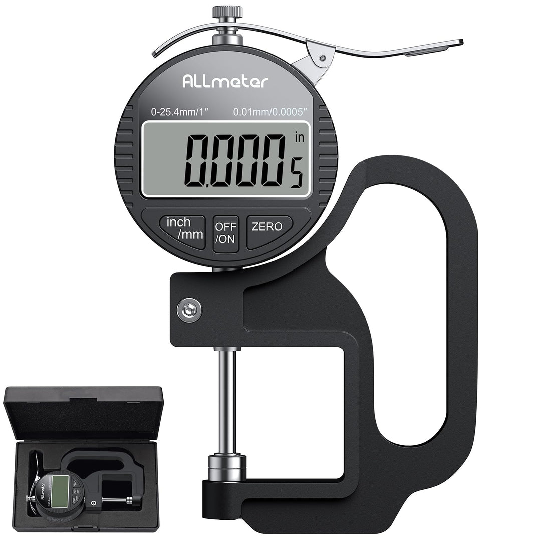 Digitales Dickenmessgerät 0-25,4mm, 0,01mm/0,0005&