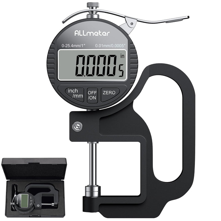 Digitales Dickenmessgerät 0-25,4mm, 0,01mm/0,0005&