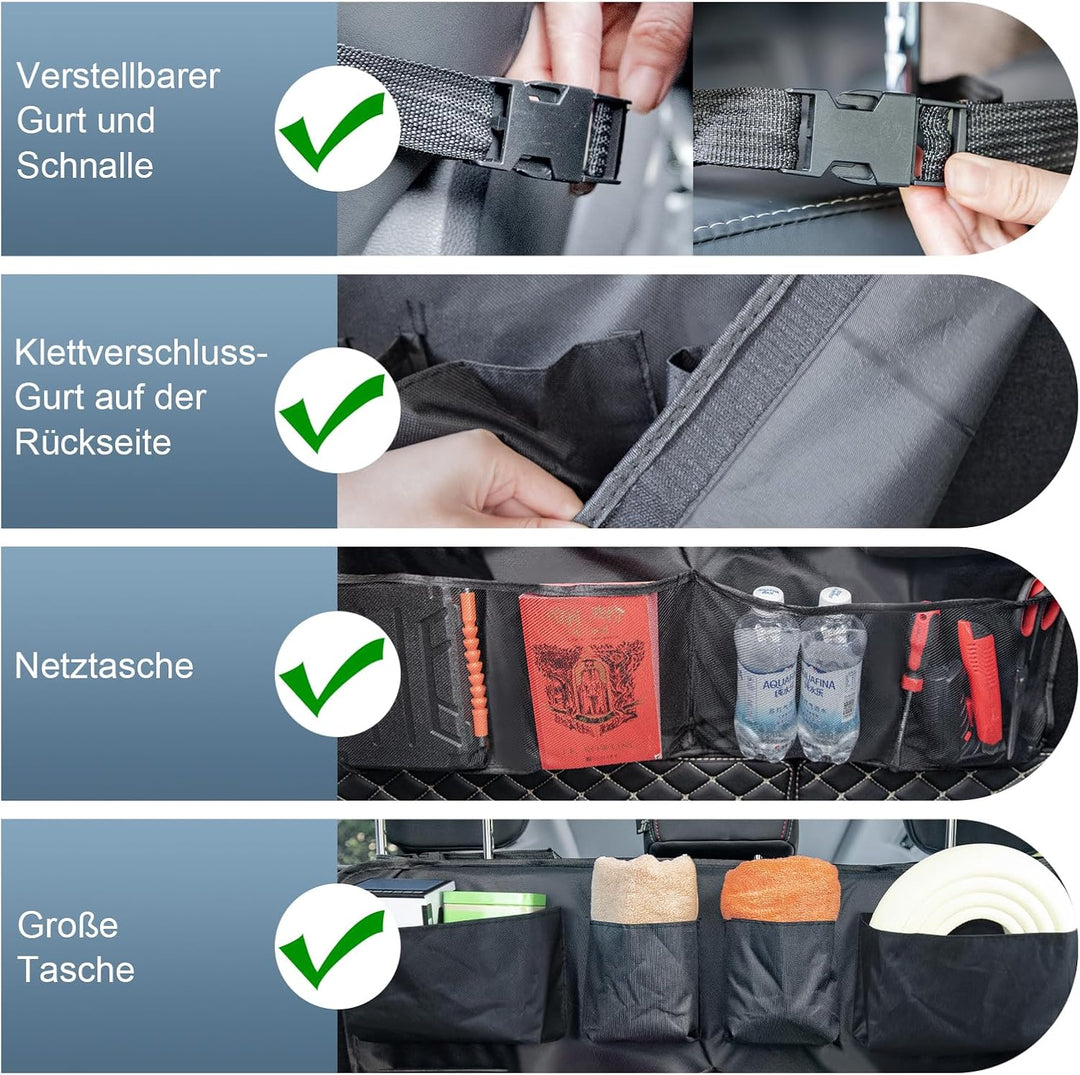 Auto Organizer – Praktische Kofferraumtasche mit 8 Fächern für mehr Ordnung im SUV