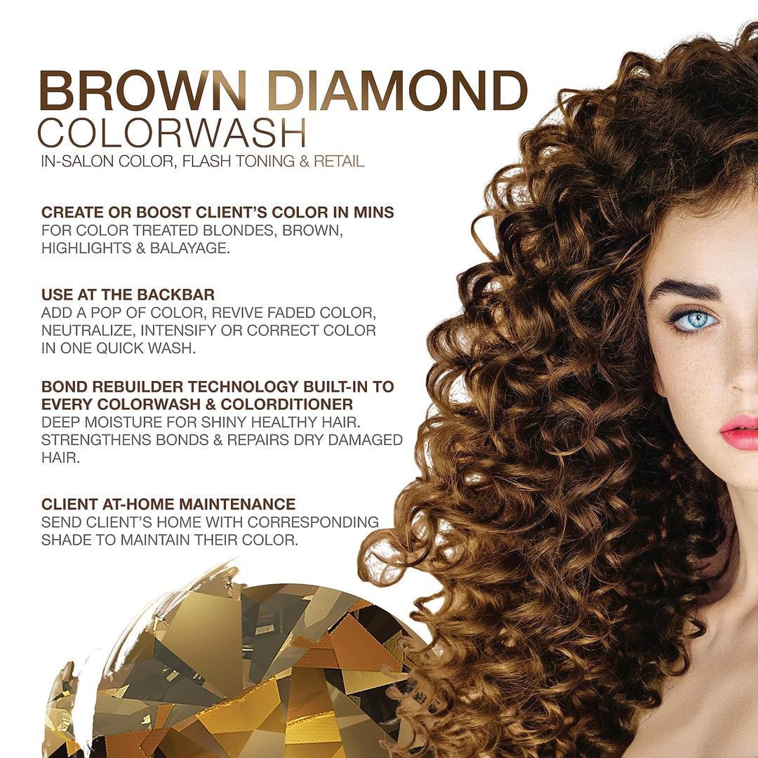 Celeb Luxury Haarpflege Gem Lites Colorwash Brown Diamond Colorwash 244 ml Braun, Braun