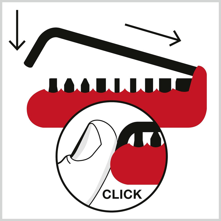 PB Swiss Tools Fahrrad Multitool PB 470 | 100% Swiss Made | Multitool Werkzeug mit Bits, Winkelschra