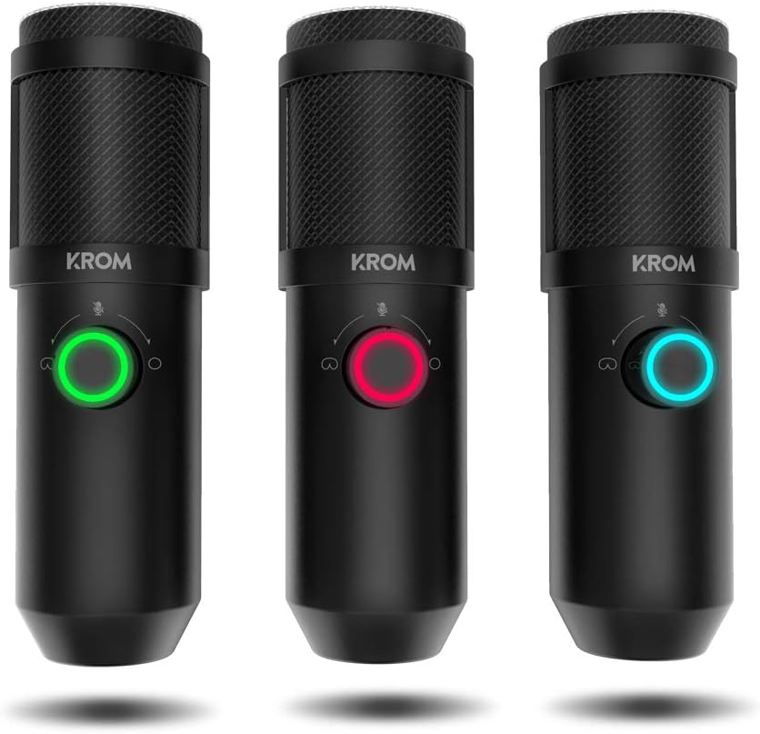KROM Set Streaming-Mikrofone KAPSULE -NXKROMKPSL- Mikrofone unidirektional, 2 Kondensator, 3,5-mm-Au