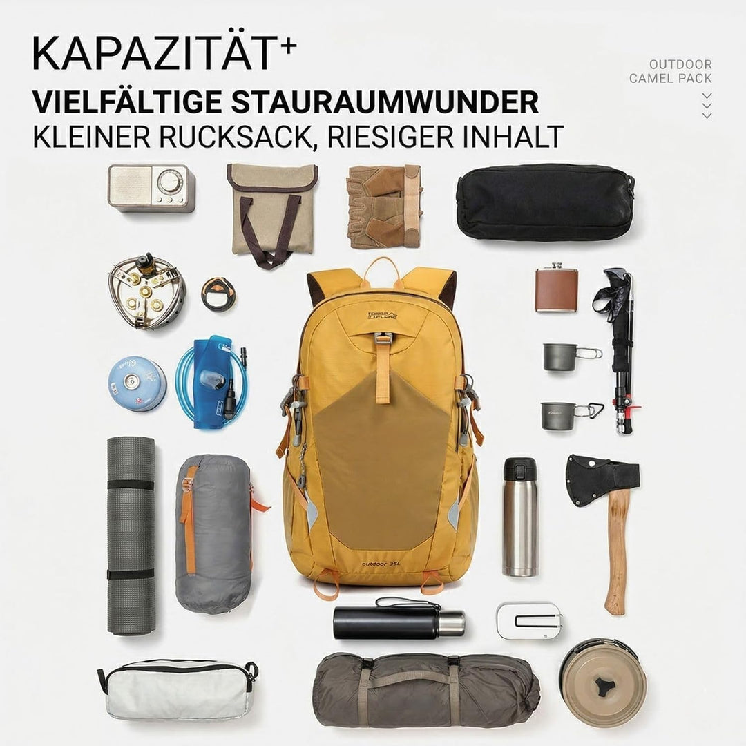 30L Wanderrucksack Herren Damen Reiserucksack Wasserdicht Rucksack | Outdoor Trekkingrucksack Leicht