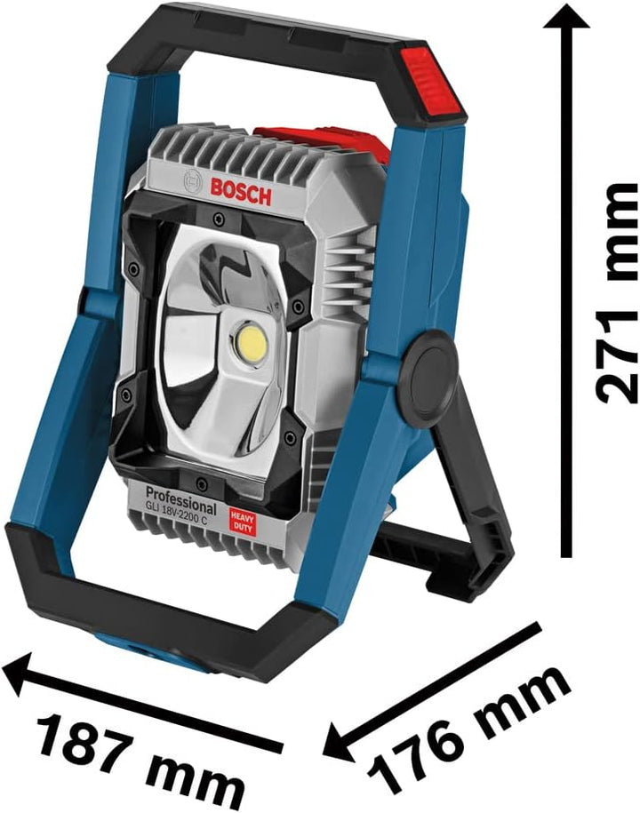 Bosch Professional 18V System Akku Starter-Set (2x GBA 18V 5.0Ah Akku + Schnellladegerät GAL 1880 CV