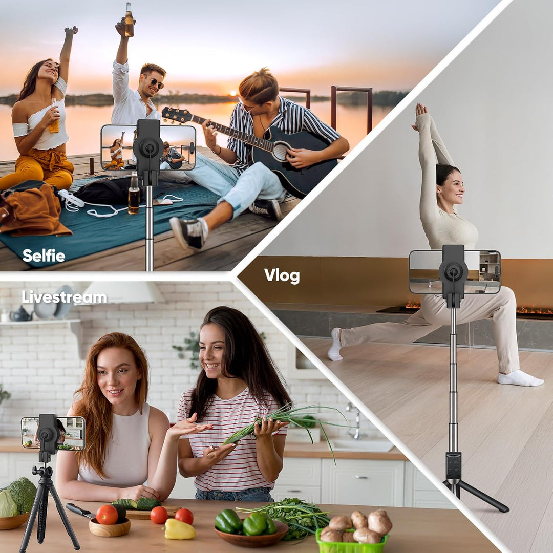 Rottogoon Selfie-Monitor Touchscreen für iPhone 7-16, 4 Zoll 4 K 30 fps, magnetischer Rückkamera-Mon