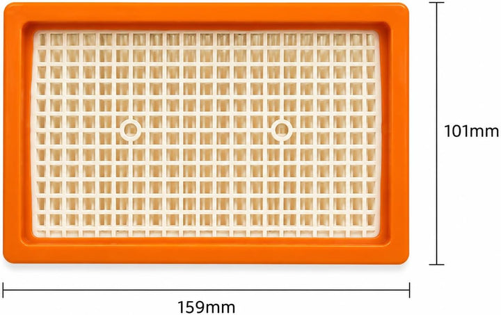 M&amp;M Smartek 2x Flachfaltenfilter für Kärcher WD4-WD6/MV4-MV6 | Passgenauer Kassettenfilter für Nass-
