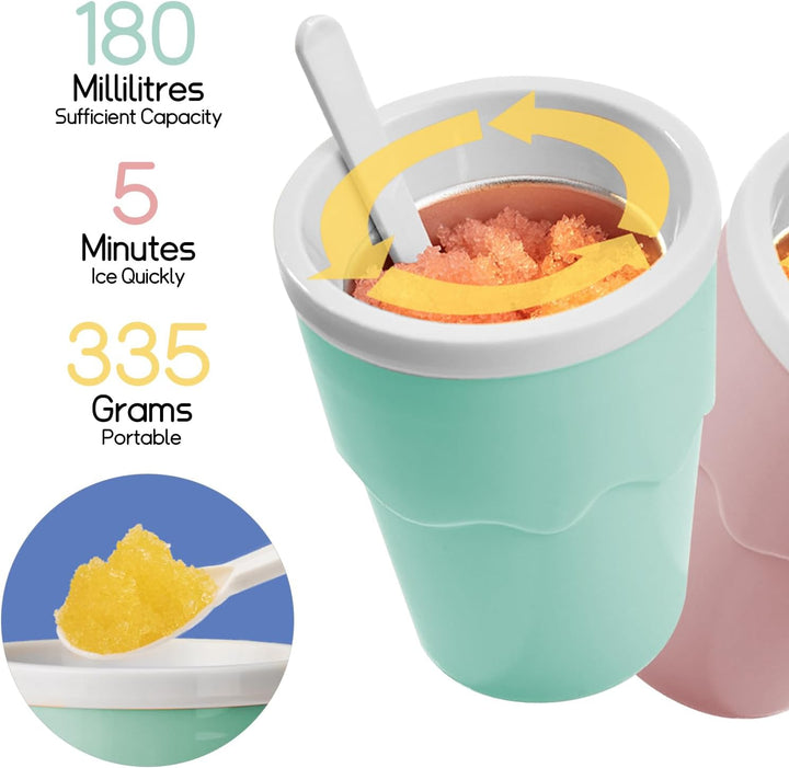 Slush Eis Maker Cup Grün, Grün