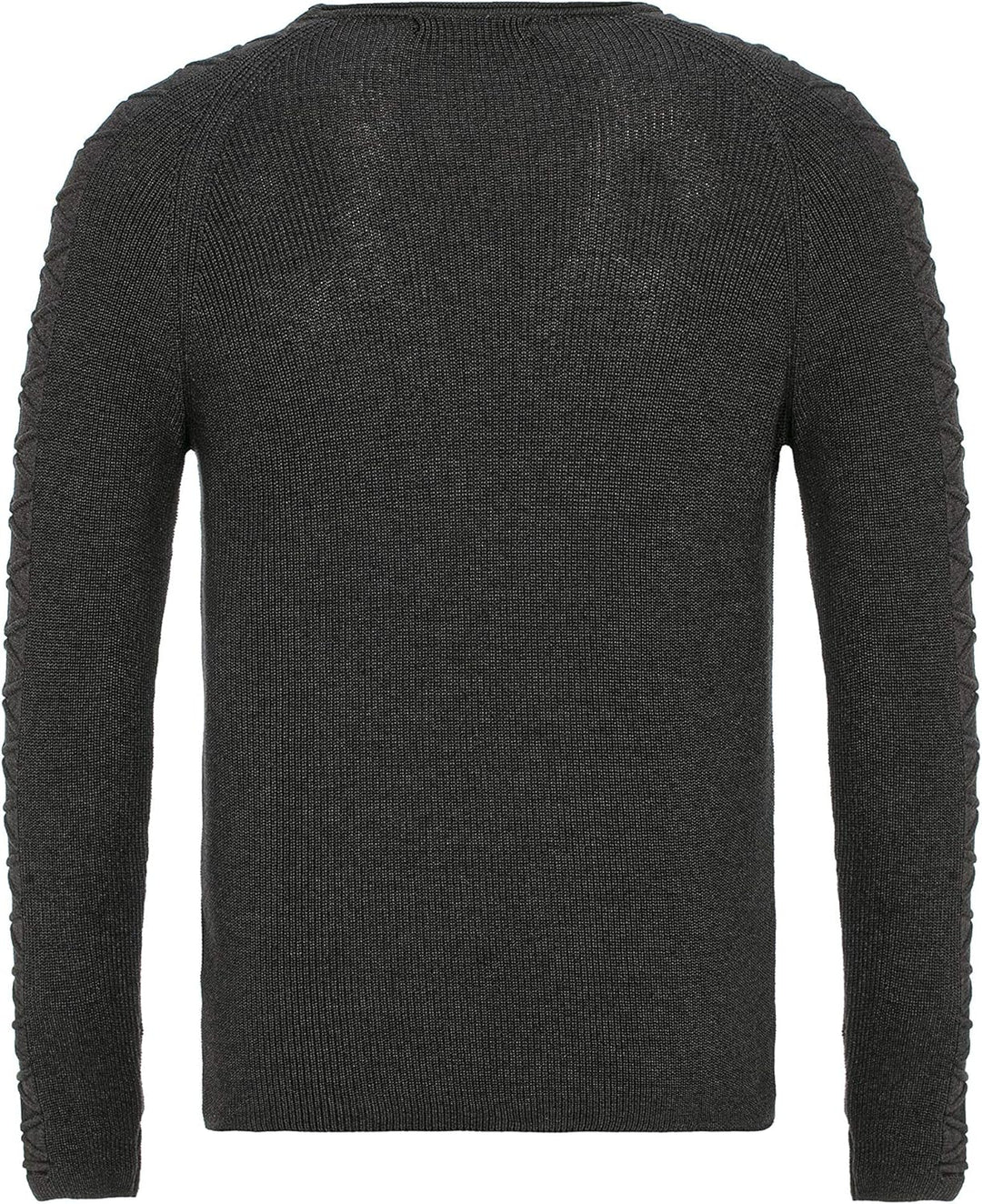 Red Bridge Herren Strickpullover Pullover Slim-Fit Cross Lines, Grau