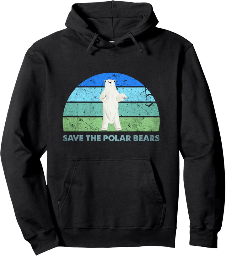 Climate Polar Bear Save The Polar Bears Pullover Hoodie