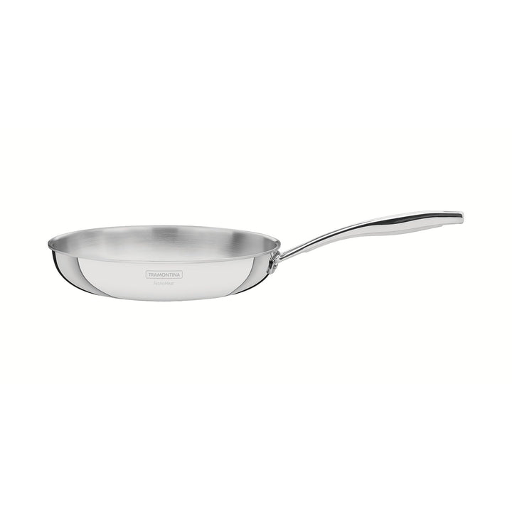 Tramontina Grano Bratpfanne, 18/10 Stahl, 3,4 Liter Ohne Antihaftbeschichtung 30 cm, Ohne Antihaftbe
