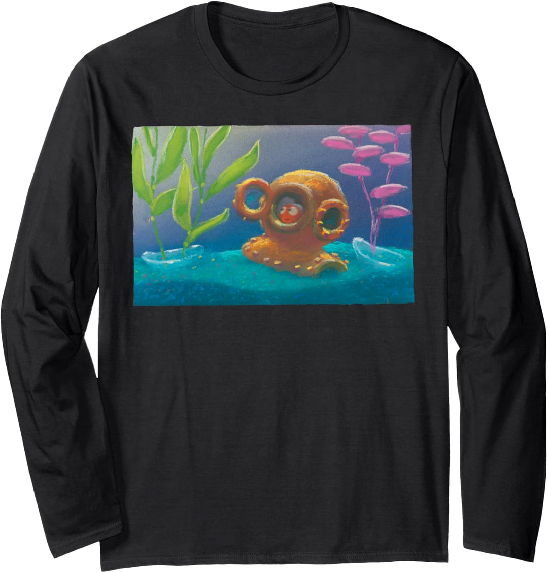Disney Pixar Finding Nemo Fish Tank Poster Langarmshirt
