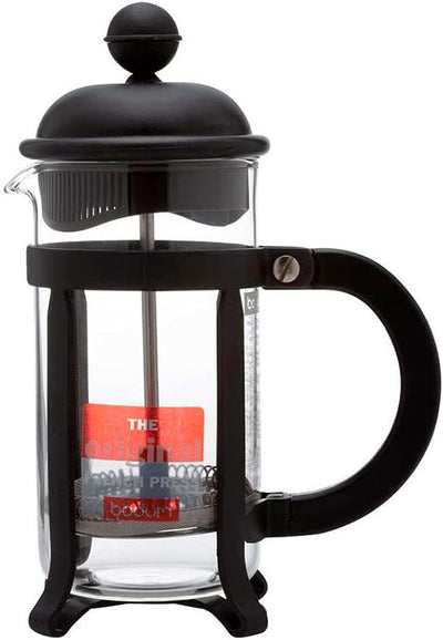 Bodum 1908-01 Java Kaffeebereiter, 8 Tassen, 1 L, Mehrlagig, schwarz, 10,6 x 16,3 x 24,5 cm Schwarz