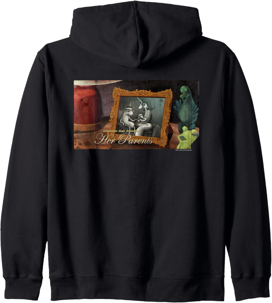 Adventure Time Her Parents Card Kapuzenjacke