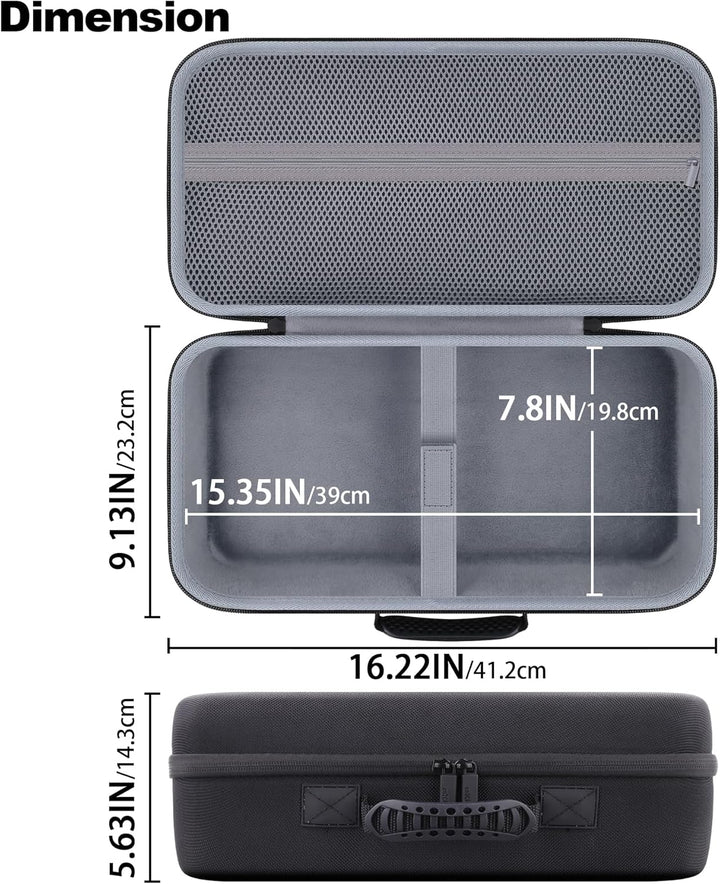 co2CREA Harte reiseschutzhülle Etui Tasche für HP Officejet 250 mobiler Multifunktionsdrucker (Nur H