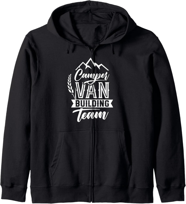 Campervan Bauen Team Wohnmobil Wohnwagen Camper Van Fahrer Kapuzenjacke