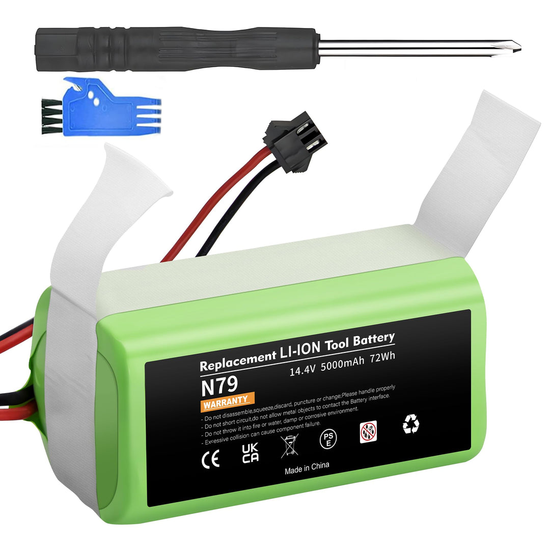 14.4V 5000mAh Ersatzakku für Eufy RoboVac G10 Hybrid G30 G20 G35 G40, für RoboVac 11 11S 11S MAX 12