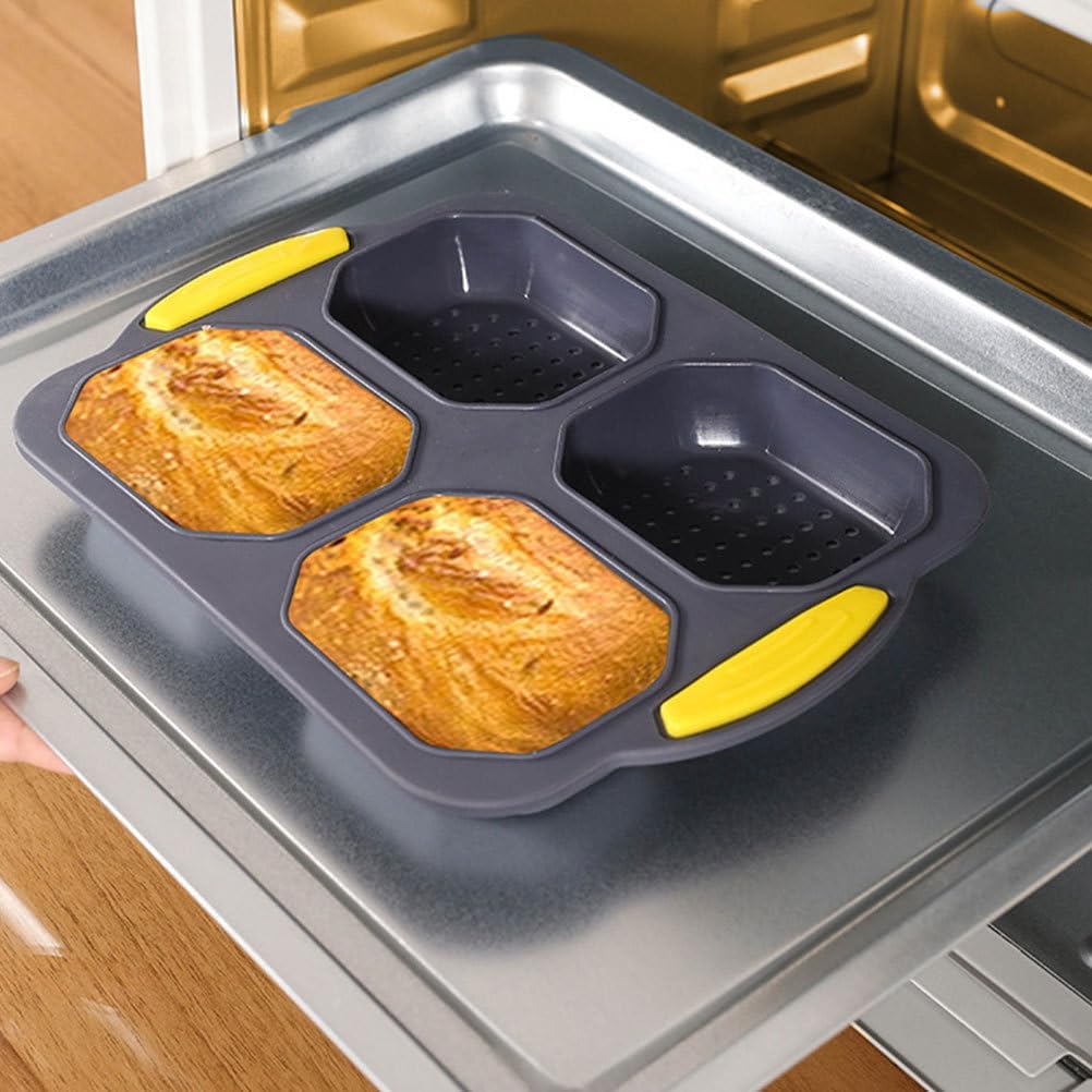 Besportble Antihaftbeschichtete Silikon Brotbackform Hamburger BröTchen Backform Wiederverwendbar Le