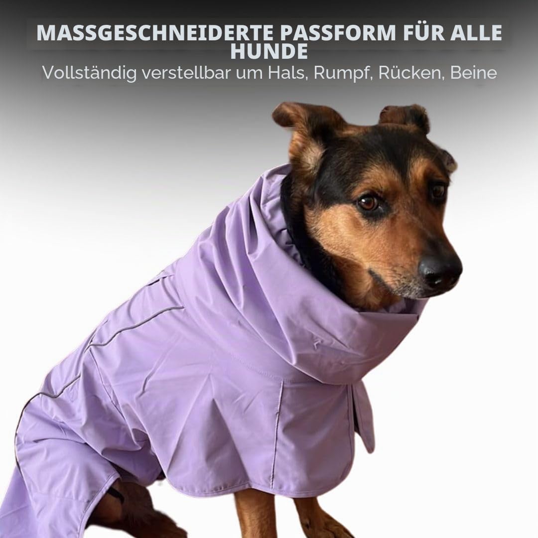 Spark Paws Hunderegenmantel, wasserdichte, Winddichte Regenjacke, für kleine, mittelgrosse, grosse u