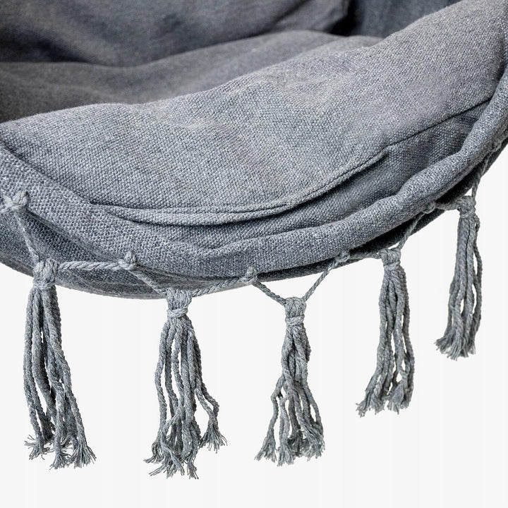 ZOLTA Hängesessel mit Kissen 130x95 cm - Indoor- und Outdoor Schlafzimmer, Camping und Garten - Häng