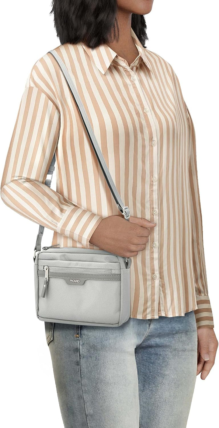 Picard Damen Schultertasche ADVENTURE aus Nylon OneSize | mit Reissverschluss | Schultertasche | All