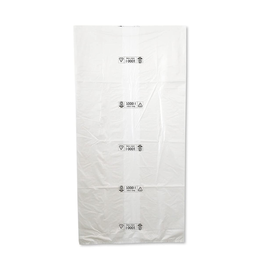inapa Müllsack/Abfallsack Triline Öko: 1000l, transparent – ✓reissfest ✓belastbar ✓100% recyclingfäh