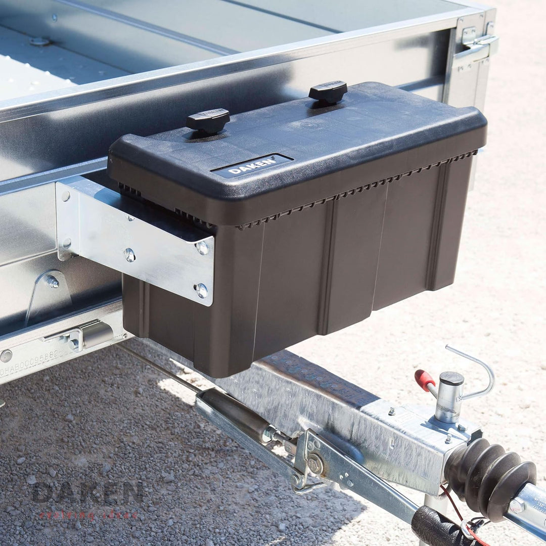 Deichselbox Blackit 2-550x250x295mm Anhängerbox Werkzeugkasten Anhänger Staukiste Werkzeugkiste Box