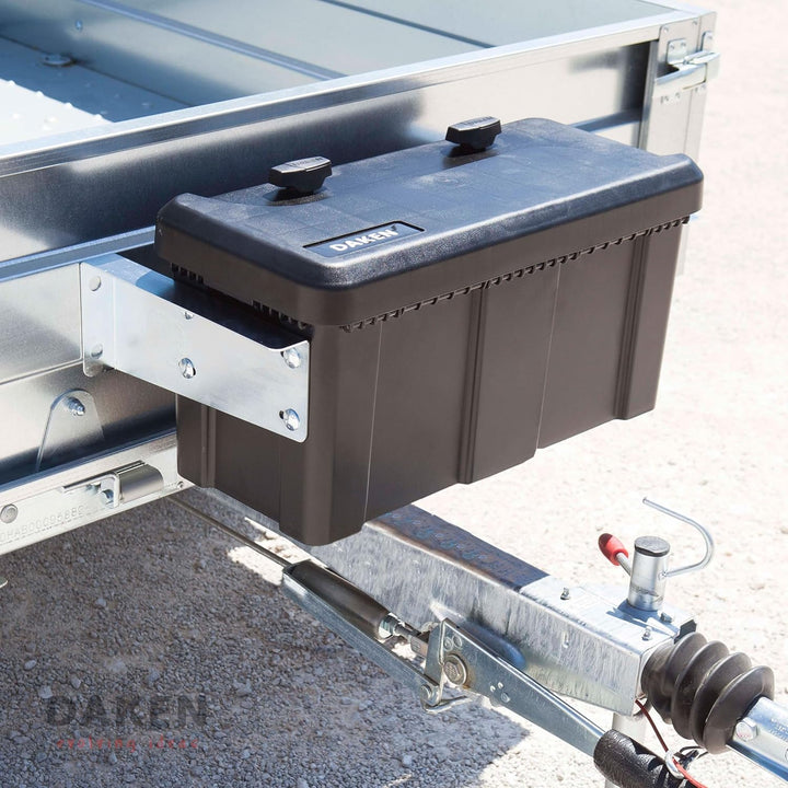 Deichselbox Blackit 2-550x250x295mm Anhängerbox Werkzeugkasten Anhänger Staukiste Werkzeugkiste Box