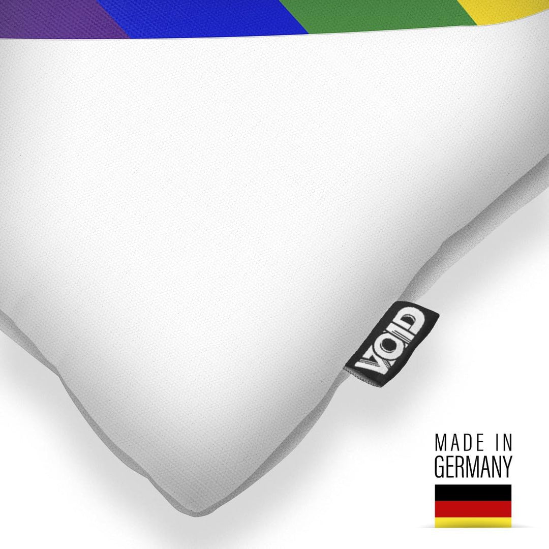 VOID Pride LGBTQ Herz Kissenbezug Kissenhülle Polyester wasserfest Outdoor Indoor, Kissen Grösse:50
