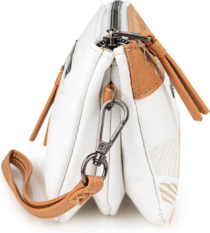 Lois - Kleine Umhängetasche, Kleine Handtasche, Abendtasche Damen, Handtasche Damen oder Clutch Blau