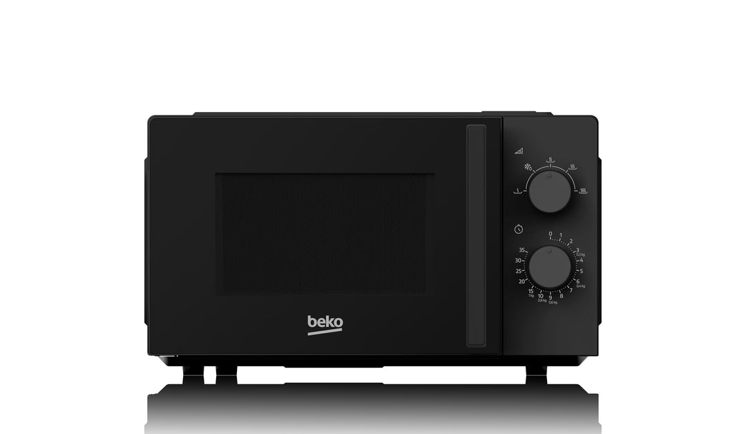 Beko - MOC20100B2 Mikrowelle, 5 Leistungsstufen, 20 Liter, 700 W, freistehend, Timer 35 min - Schwar