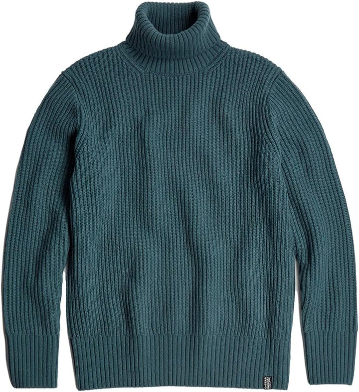 G-STAR Herren Essential Turtle Knitted Pullover Knits, Grau (Axis D23732-d447-5781)
