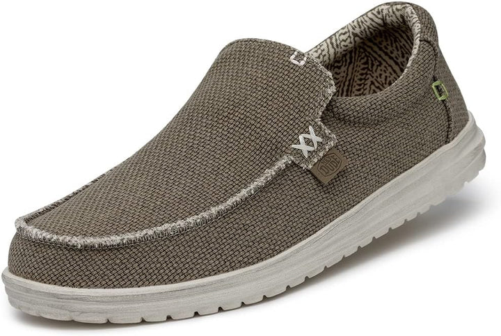 Hey Dude Herren Mikka Braided Loafer Shoes 43 EU Fossil, 43 EU Fossil
