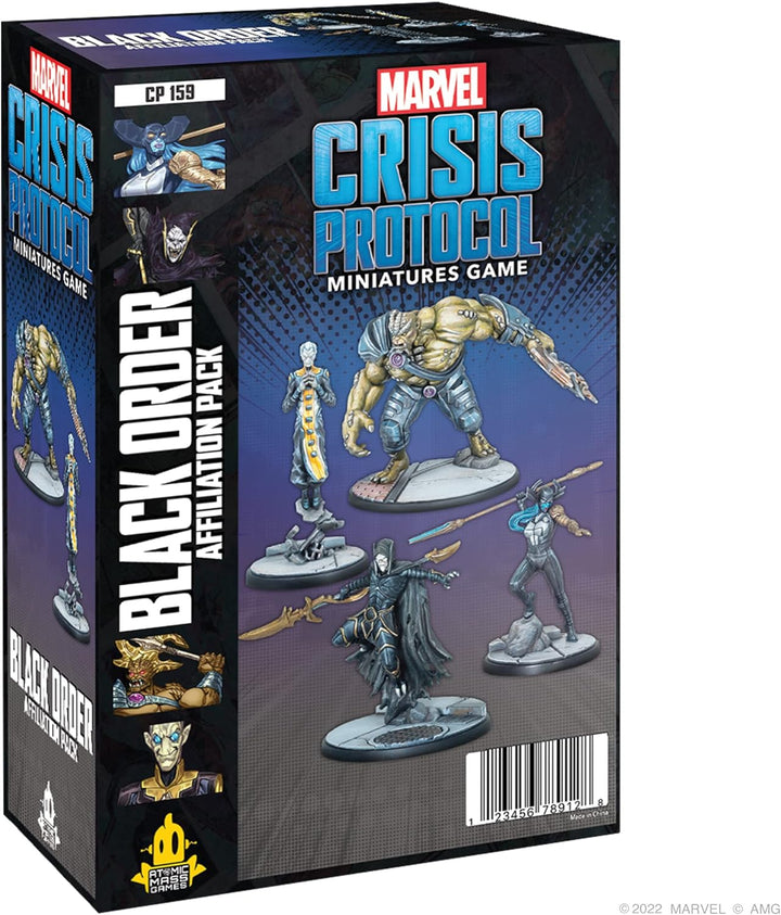 Atomic Mass Games | Black Order Squad Pack: Marvel Crisis Protocol | Miniaturspiel | Alter 14+ | 2 S