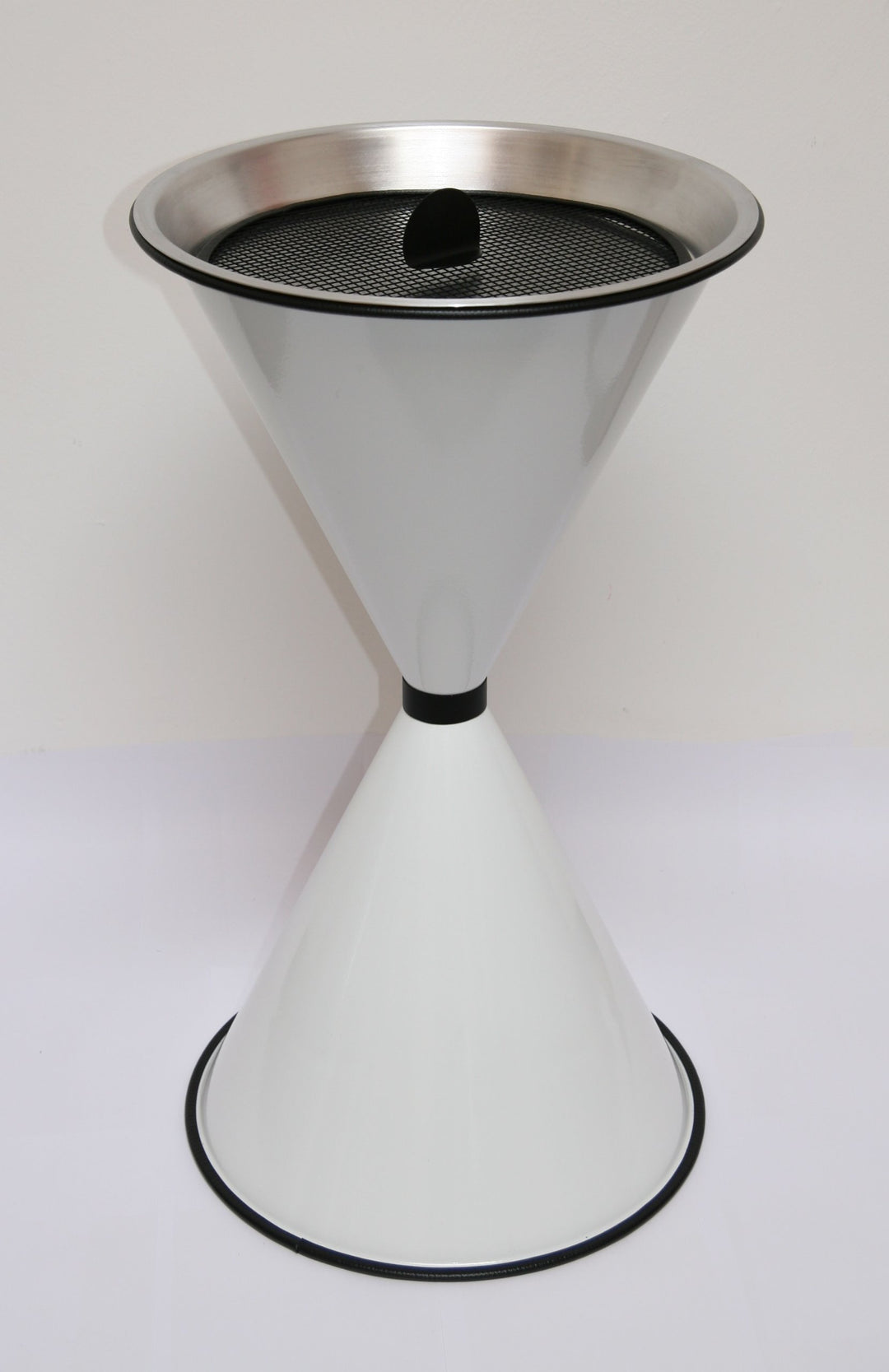 Standaschenbecher Diabola 71x40 cm weiss Marke Szagato Made in Germany (Industrie Standaschenbecher
