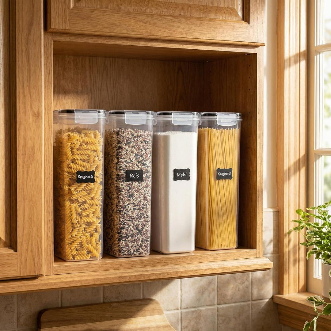 Vtopmart 2.8L Vorratsdosen Set, Müsli Schüttdose & Frischhaltedosen, BPA frei Kunststoff luftdicht,T