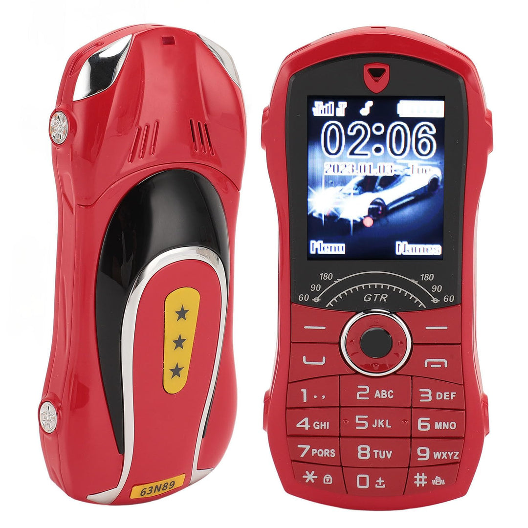 Robustes Basis-Handy, 1,8-Zoll-HD-Display, Grosse Tasten, Handys für Senioren, Dual-SIM in Autoform,