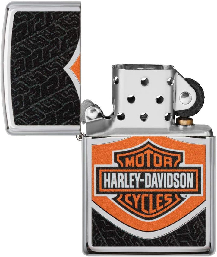 Zippo Harley Davidson Feuerzeug, Messing, Design, 5,83,81,2, 72