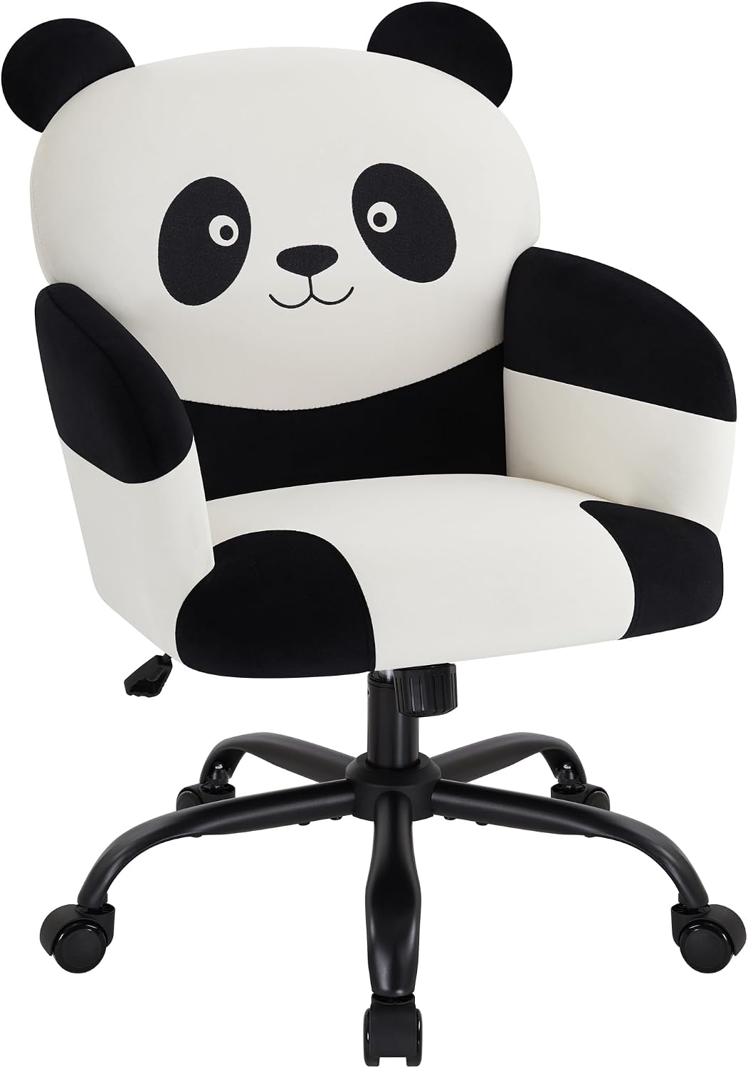 IWMH Bürostuhl,Ergonomisch Homeoffice Stuhl mit breiter Sitzfläche,Schreibtischstuhl mit Panda-Muste