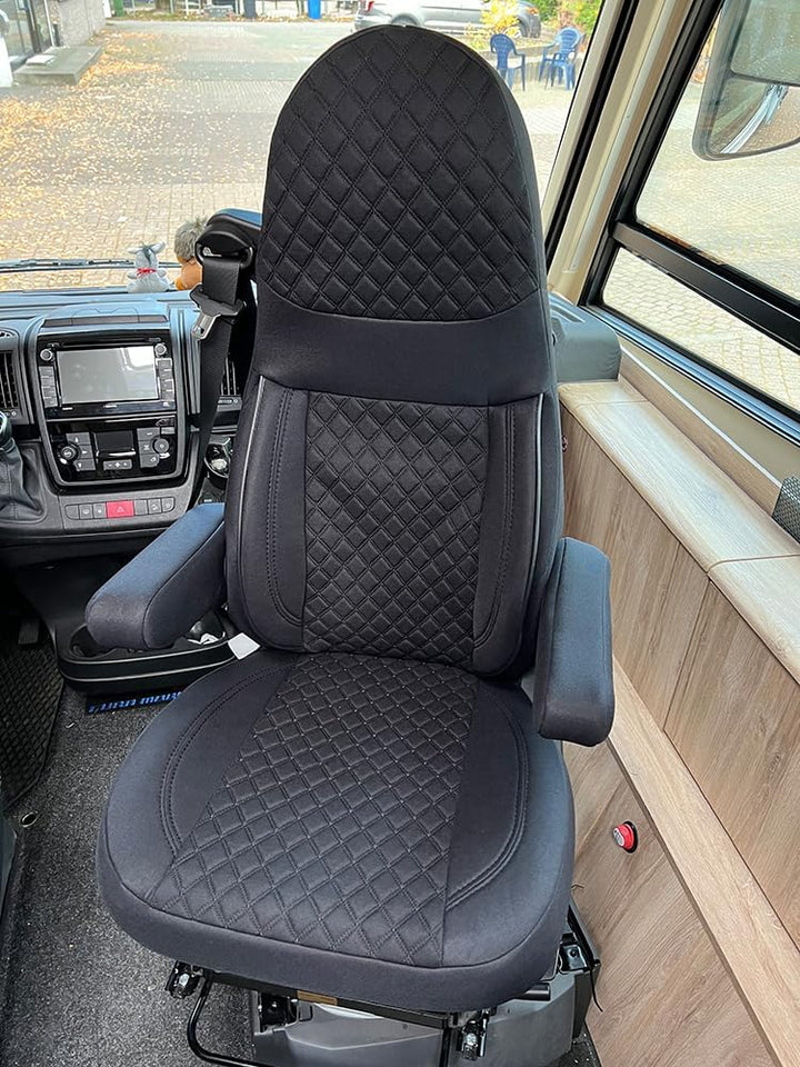 BREMER SITZBEZÜGE Wohnmobil Schonbezüge für Aguti GIS Liner und Milan Sitze | 2er Schonbezug Set ink