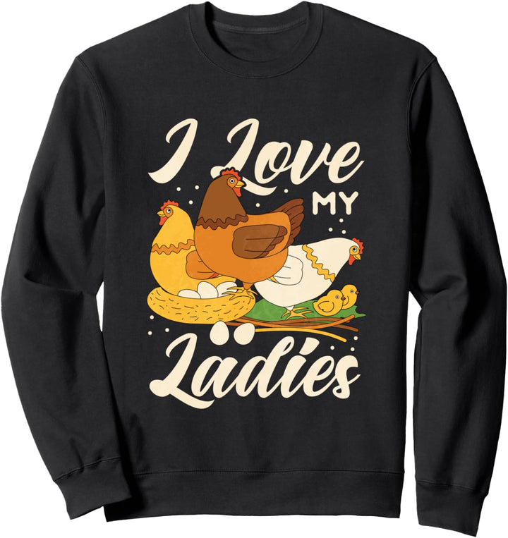 Chicken Farmer funny chick farming poultry Sweatshirt