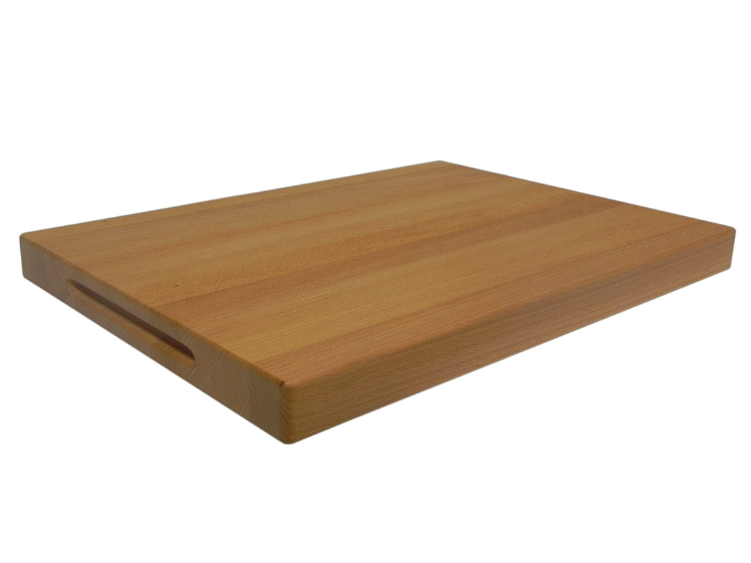 Wooden World Schneidebrett aus Eichenholz, sehr massives Holz 38 x 29 x 4 cm