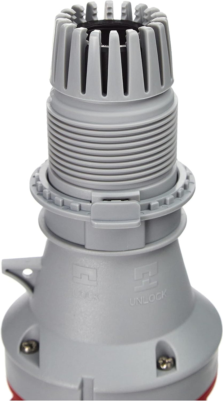 as - Schwabe 60428 CEE-Kupplung 400V / 63A, IP44 Gewerbe, Baustelle CEE Kupplung 400 V / 63 A, 5-pol