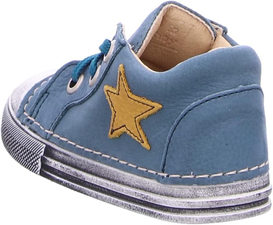 Däumling Baby-Jungen Esther Lauflernschuh 18 EU Blau, 18 EU Blau