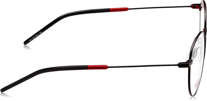 HUGO BOSS Unisex Sunglasses, Matte Black Red