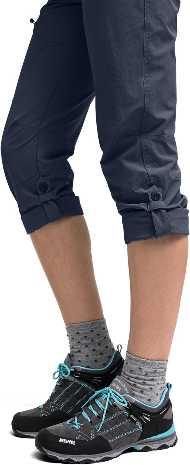 Maier Sports Damen Outdoorhose Lulaka, funktionale Wanderhose, atmungsaktive Trekking-Hose mit Rollu