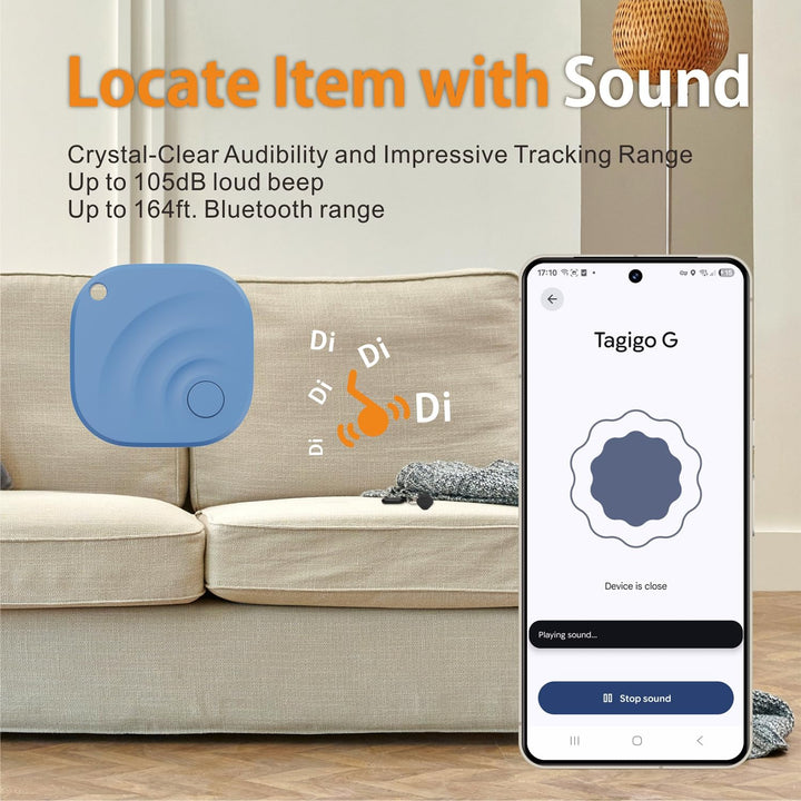Reyke Tracker Android 4er Pack, Smart Tag kompatibel mit Google Find Hub (nur für Android), Bluetoot