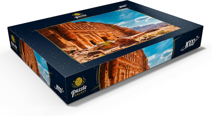 Schönheit der Felsen und alte Architektur in Petra, Jordanien - Premium 1000 Teile Puzzle - MyPuzzle
