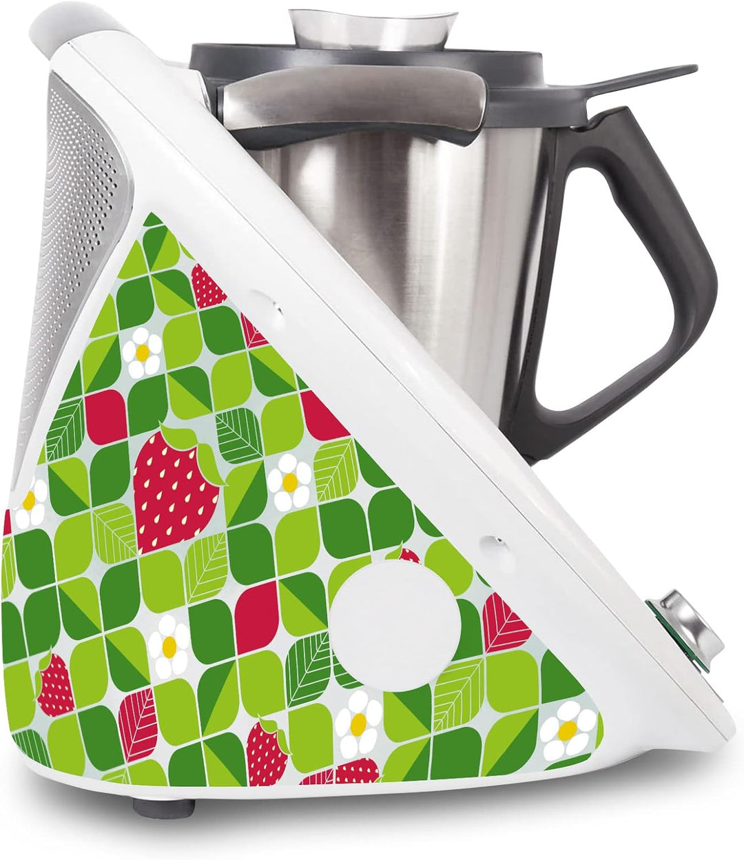 Deko Schutz Aufkleber kompatibel mit Küchenmaschine Thermomix TM5 Design Sticker Klebefolie Zubehör