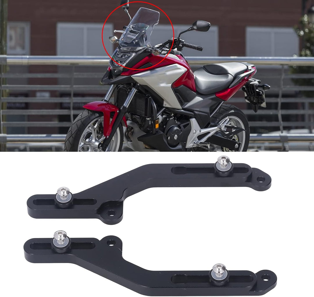 Motorrad-Windschutzscheibenversteller, 1 Paar Verstellbare Motorrad-Windschutzscheibenversteller Win