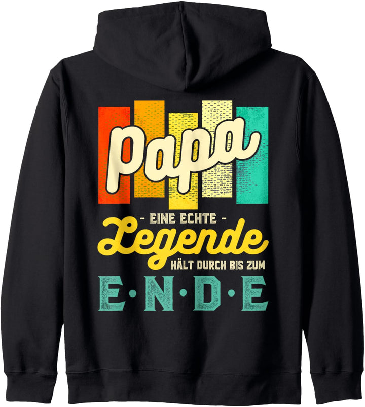 Vater Legende Stolz Papa Opa Lustig Vatertag Kapuzenjacke